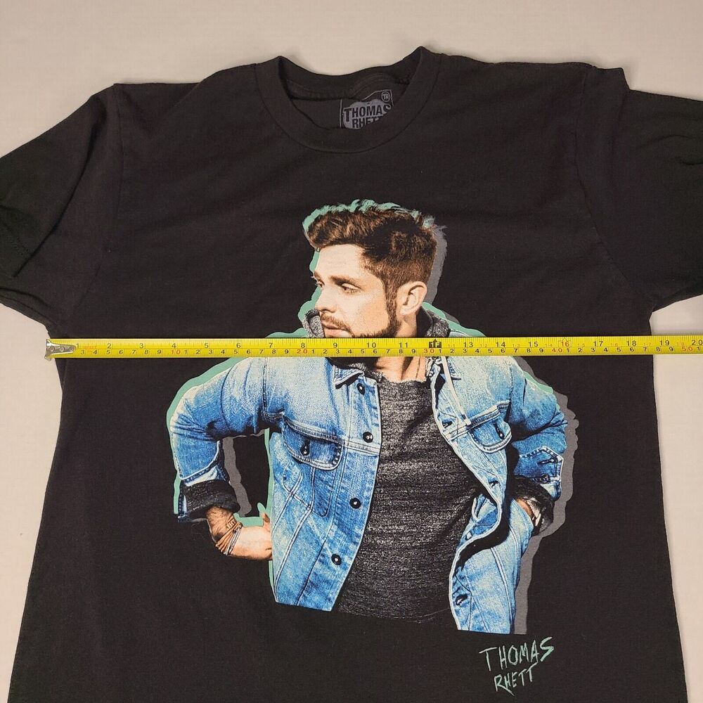 Thomas Rhett T Shirt Band Tee Home Team 2017 Tour Short Sleeve Crew Neck Medium - Picture 7 of 8